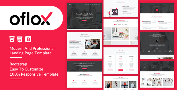 Oflox - Responsive Multipurpose Business Template