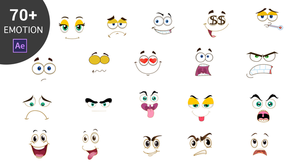 Cartoon Emoticons Pack