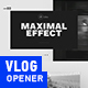 Vlog Opener - VideoHive Item for Sale