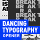 Dancing Typography - VideoHive Item for Sale