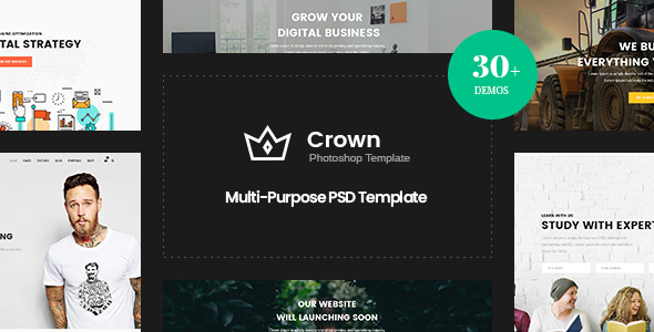 Crown | Multi-Purpose PSD Template