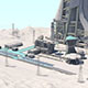 Futuristic Exoplanetary Facility - 3DOcean Item for Sale