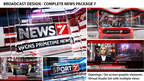 Broadcast Design - Complete News Package 7