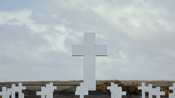 Darwin Cemetery, Falklands (Islas Malvinas).