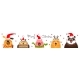 Happy Animals in Santa Hats - GraphicRiver Item for Sale