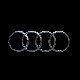 Audi Logo 3D Model – High Quality Car Emblem for Branding and Visualization - 3DOcean Item for Sale