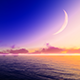 Moon Over Sea - VideoHive Item for Sale