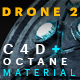 Drone 2 C4D - Octane Render Mix Material - 3DOcean Item for Sale
