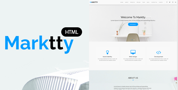 Marktty Creative Agency HTML Template