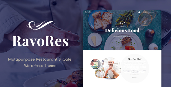 RavoRes – Multipurpose Restaurant & Cafe WordPress Theme