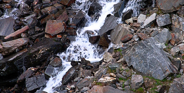 Waterfalls In the Mountains