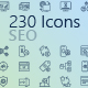 SEO Outline Iconset - GraphicRiver Item for Sale