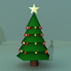 Christmas Tree 3D Model (Low Poly) - 3DOcean Item for Sale
