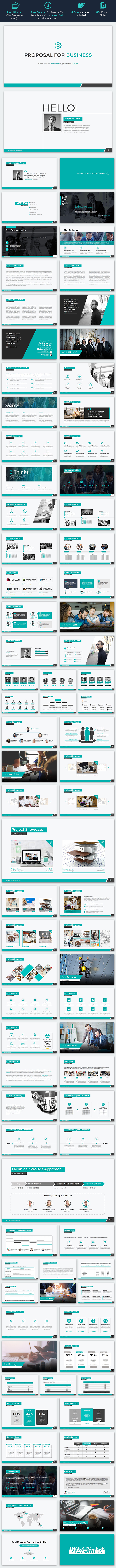 Proposal For Business / Services - Powerpoint Presentation Template