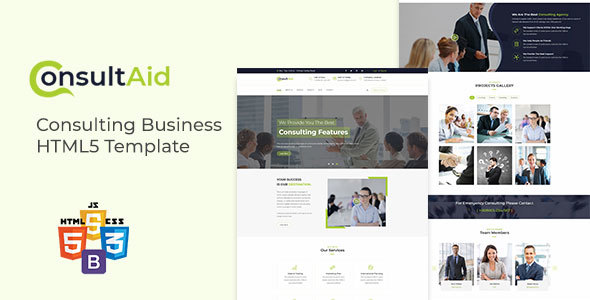 ConsultAid - Consulting Business HTML5 Template