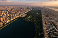 Aerial view of the sunset on Central Park, New York City  - PhotoDune Item for Sale