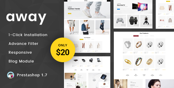 Away - Multipurpose Responsive Prestashop 1.7 Theme