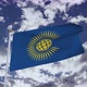 Commonwealth Of Nations Flag With Sky 4k - VideoHive Item for Sale