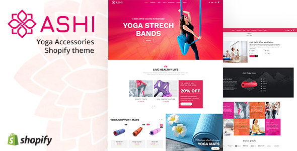 Ashi | Yoga Pilates, Fitness Shopify Theme