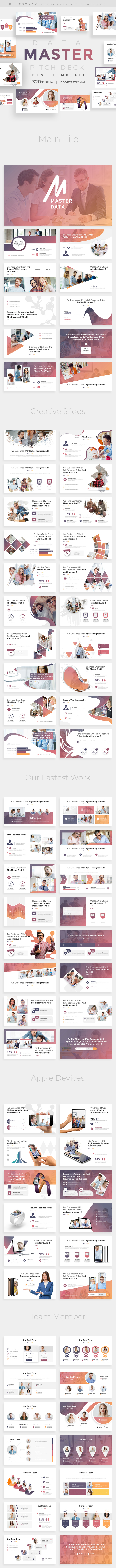 Master Data Pitch Deck Powerpoint Template