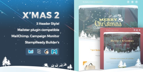 X'mas 2 | Responsive Email Template