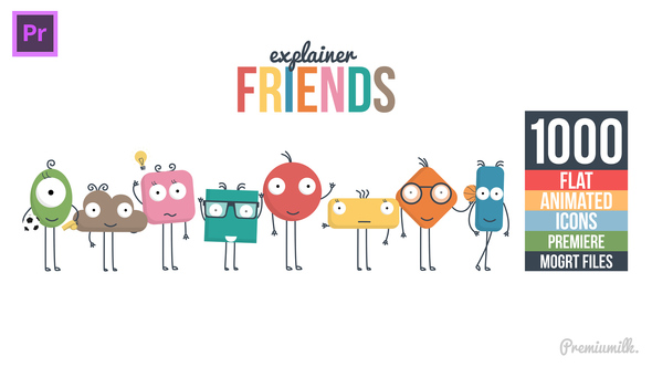 Explainer Friends for Premiere Pro - Character Animation Explainer Toolkit
