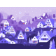 Snow Winter Village Landscape - GraphicRiver Item for Sale