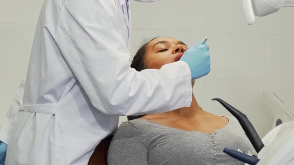 Gorgeous Happy Woman Smiling After Dental Checkup