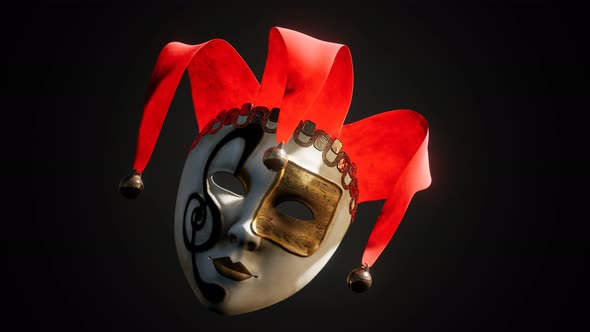Venetian Carnival Masks with Gold