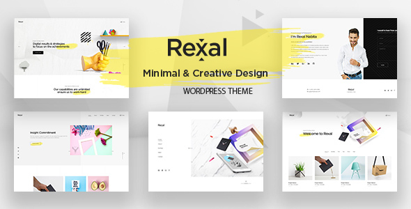 Rexal - A Colorful and Modern Multipurpose Portfolio WordPress Theme