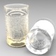 Horizontally Ribbed Collins Tumbler Glass - 3DOcean Item for Sale