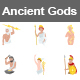 Ancient Gods Colors Vector Icons - GraphicRiver Item for Sale