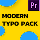 Modern Typography - Essential Graphics | Mogrt - VideoHive Item for Sale