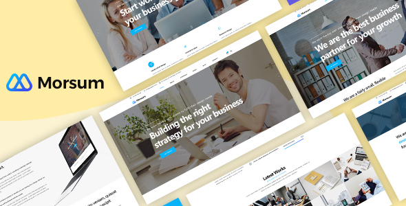 Morsum - Agency PSD Template