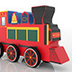 WOODEN TOY TRAIN - 3DOcean Item for Sale