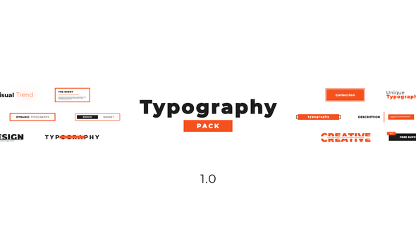 Creative Typography Pack - for Premiere Pro