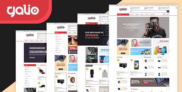 Galio - Electronics & Fashion Store HTML Template