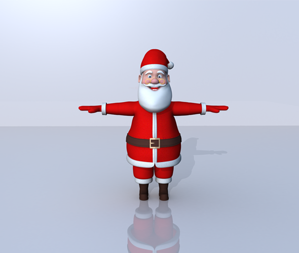 Santa Claus 3D Model
