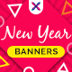 New Year Sale Web Banner Set - GraphicRiver Item for Sale