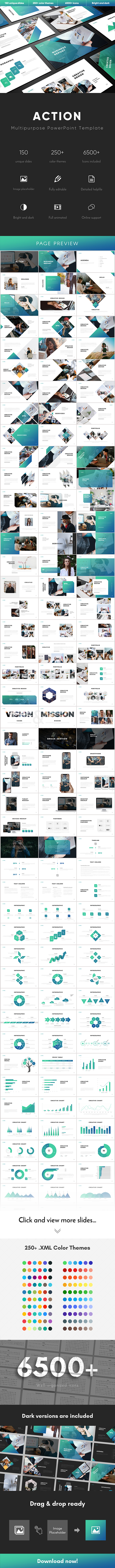 Action Multipurpose PowerPoint Template