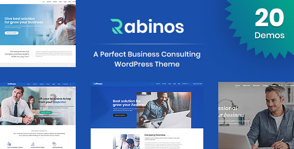 Rabinos - Business Consulting WordPress Theme
