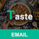 Taste - Restaurant Responsive Email Template - ThemeForest Item for Sale
