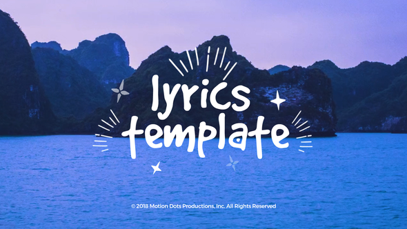 Lyrics Template