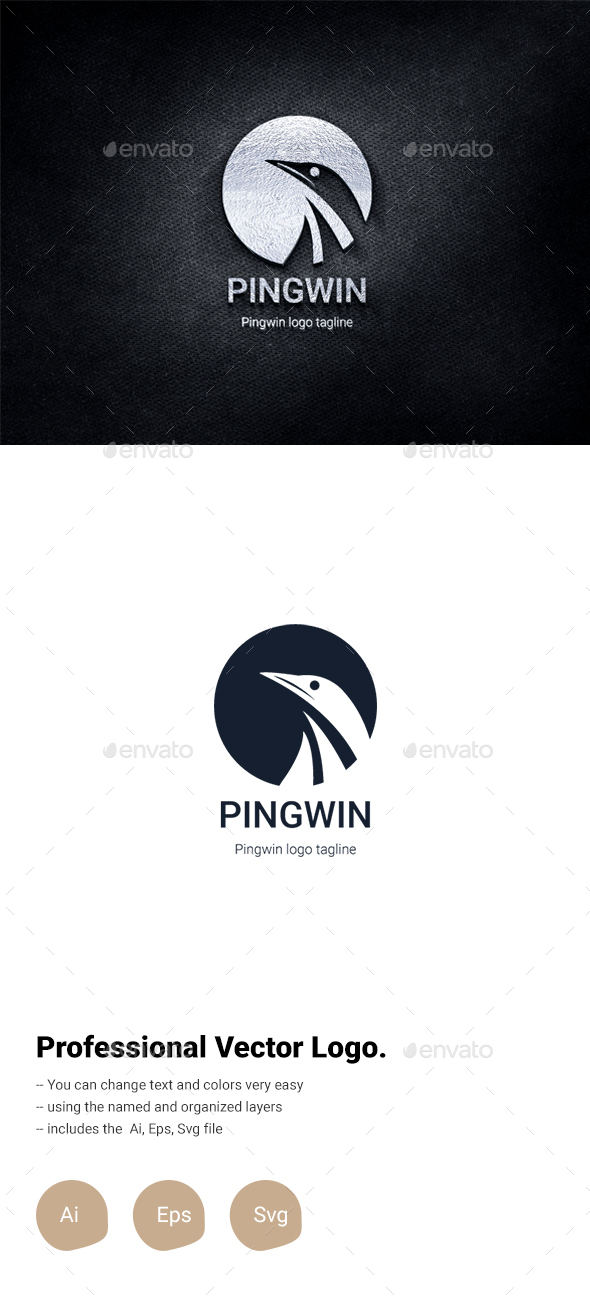 Professional Pingwin Logo.