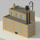 Low Poly Cartoon Refinery - 3DOcean Item for Sale