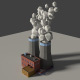 Low Poly Cartoon Factory 2 - 3DOcean Item for Sale