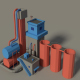 Low Poly Factory 3 - 3DOcean Item for Sale