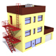 Low Poly Building 02 - 3DOcean Item for Sale