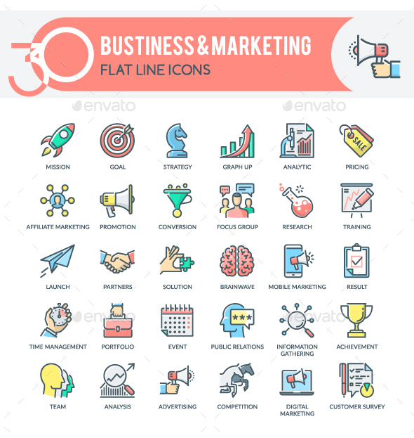 Business & Marketing Icons