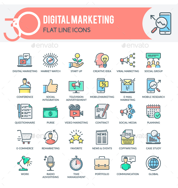 Digital Marketing Icons